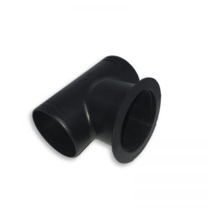 60mm T Piece Ducting Connector with Thread