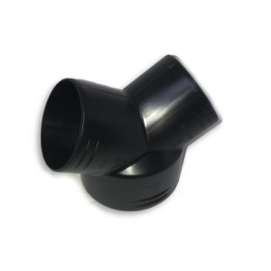 80 x 60 x 60mm Y Piece Ducting Connector