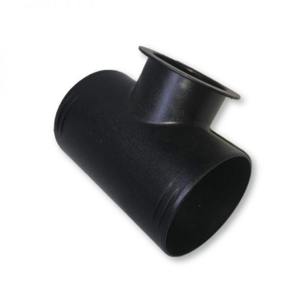 90mm T Piece Ducting Connector with Thread