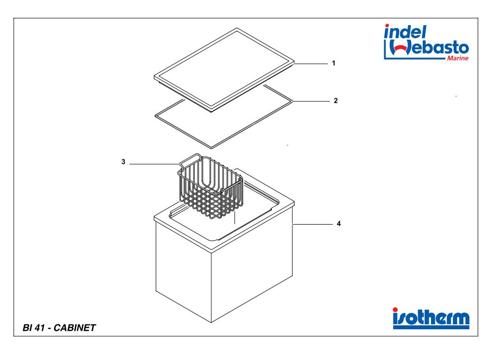 Isotherm Built-In Box 41 Spare Parts