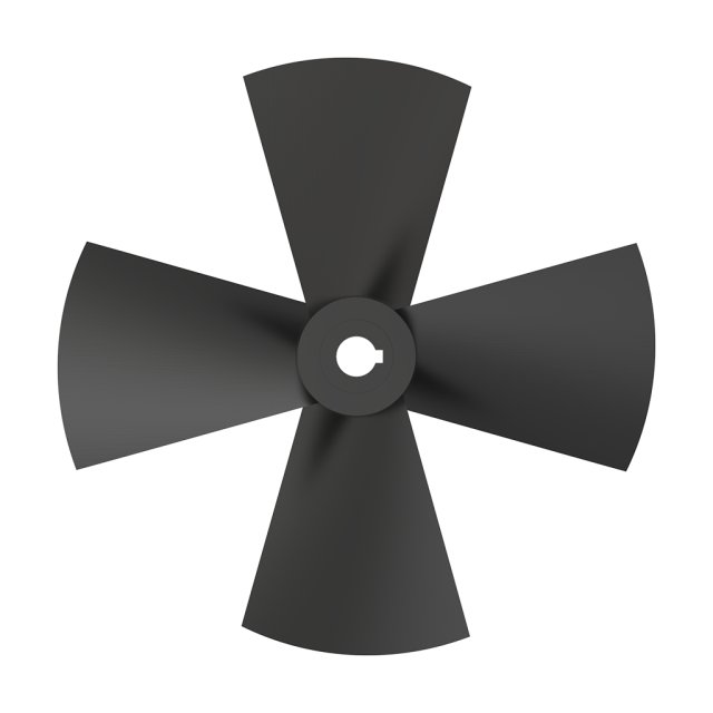 Sleipner SP125/SP155/SP200 4-Blade Propeller (Left)