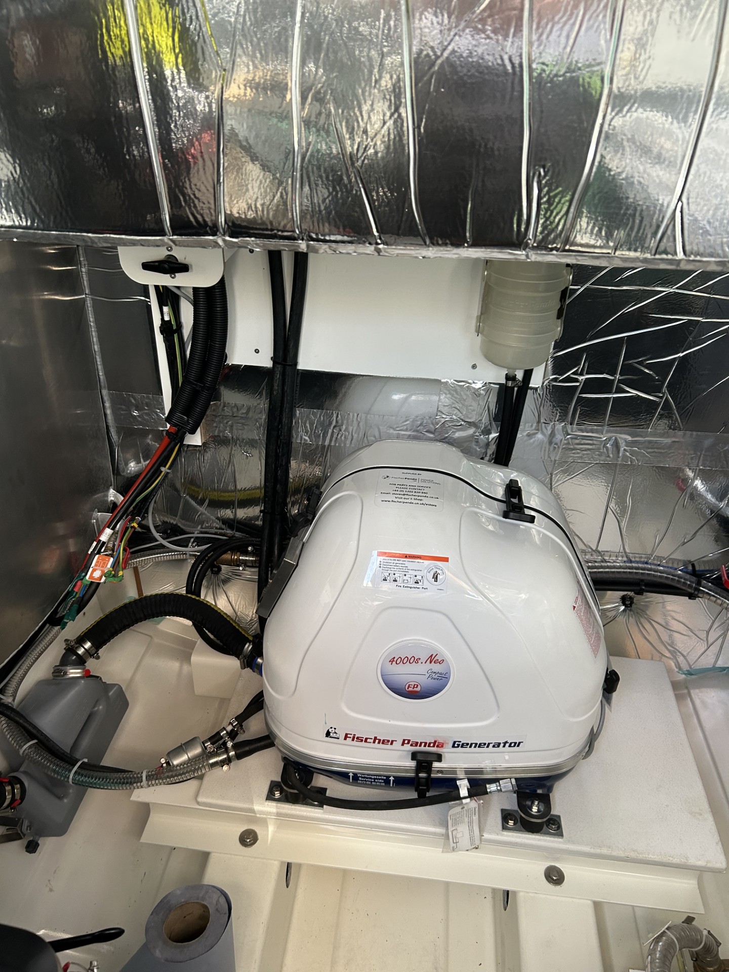 Example of a JPC Direct marine generator installation