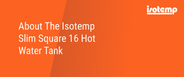 Isotemp Slim Square 16 Hot Water Tank: Compact, Efficient Hot Water for Modern Boats