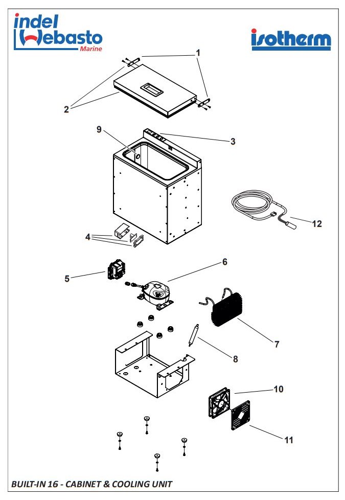 Built-In Box 16 Spare Parts