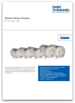 Data sheet for the Isotemp Spa water heater