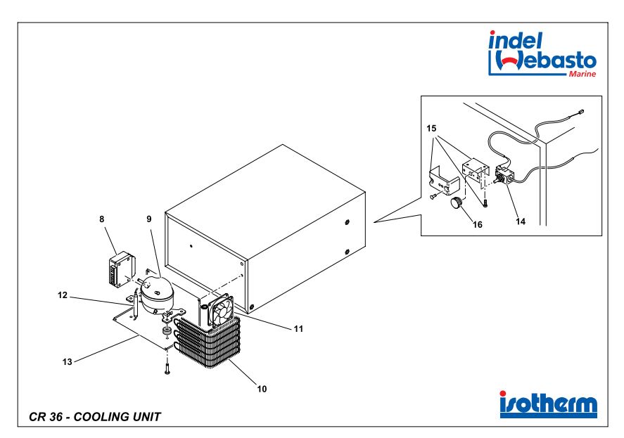 Isotherm Drawer 36 Spare Parts Isotherm Drawer 36 Spare Parts