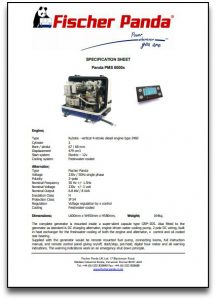 Fischer Panda 8000X Generator