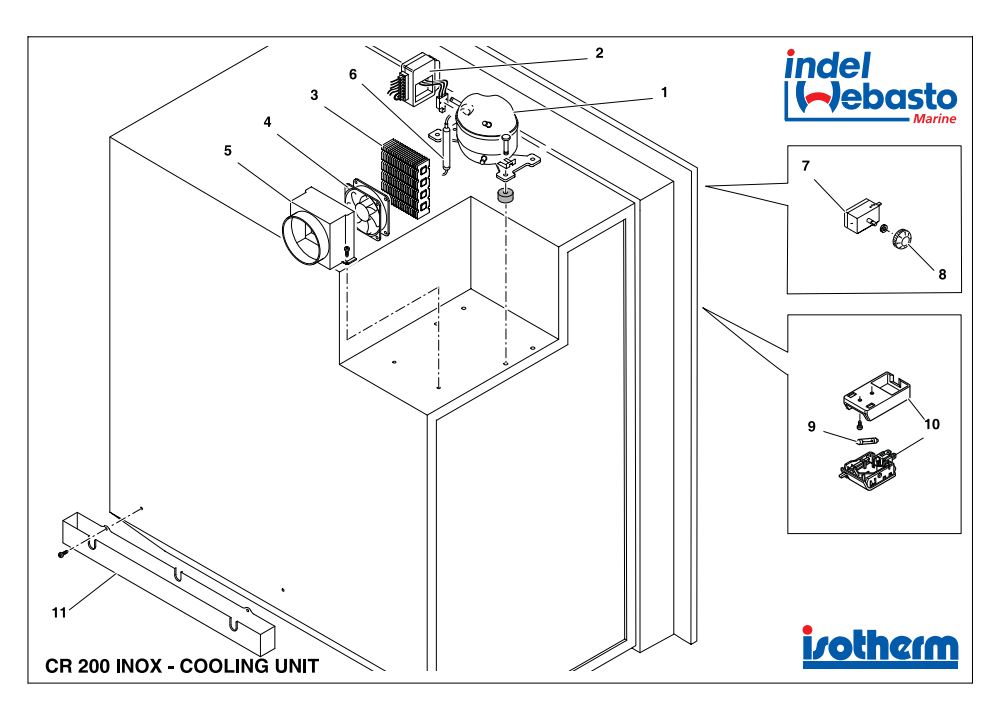Isotherm 200 Inox Spare Parts 2 Isotherm 200 Inox Spare Parts 2