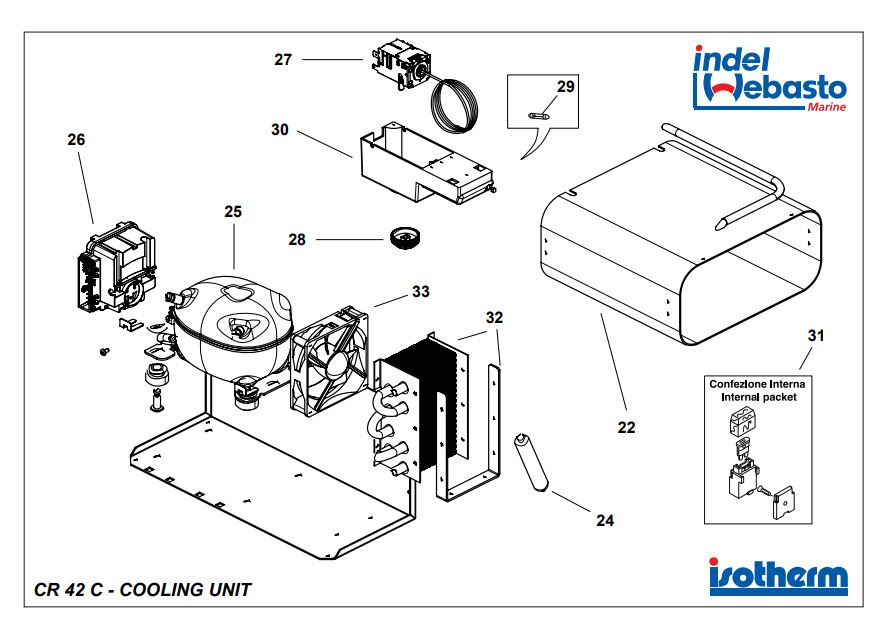 Isotherm Cruise 42 Spare Parts 2