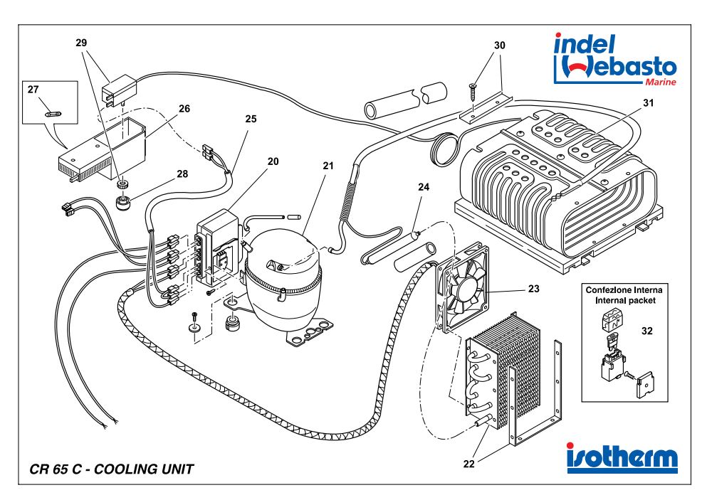 Isotherm Cruise 65 C Spare Parts 2