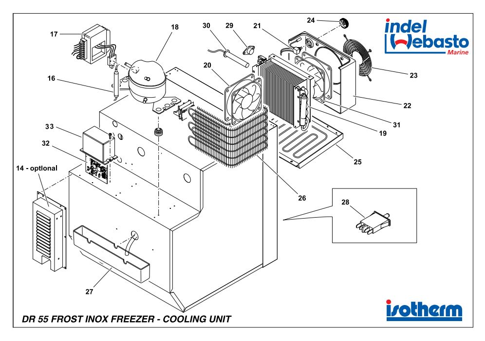 Isotherm Drawer 55 Freezer Spare Parts 2 Isotherm Drawer 55 Freezer Spare Parts 2