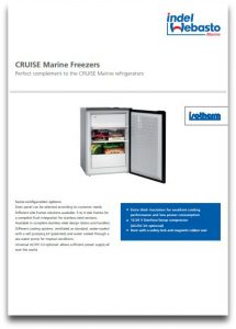 Isotherm Cruise Freezers Data Sheet