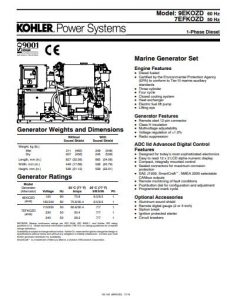 r 9 Kilowatt Generator Manual