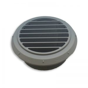 Webasto 90mm Fixed Grey 90° Ducting Outlet Vent