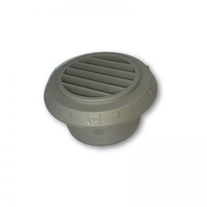 Webasto 60mm Fixed Grey 90° Ducting Outlet Vent