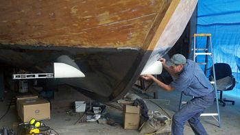 Bow Thruster Tunnel Installation