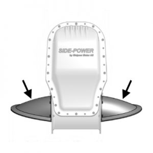 125mm Stern Thruster Tunnel Cowls